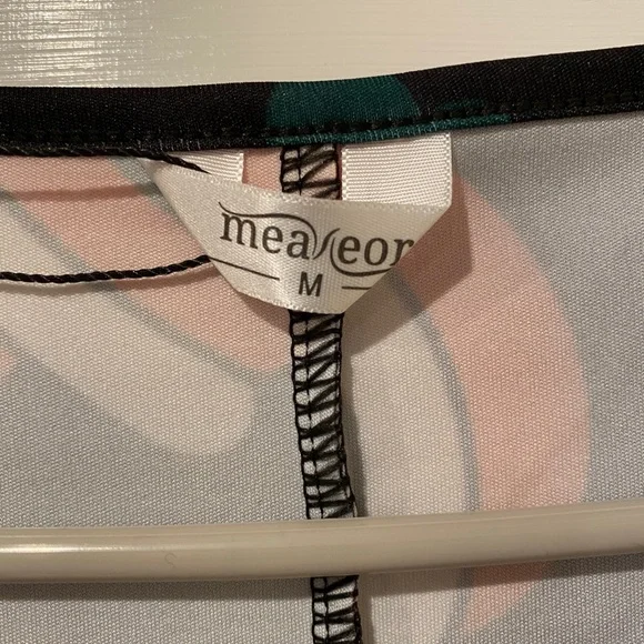 Meaneor Santa Claus Holiday Long Sleeve Christmas Dress in Black/Red - NWT - Picture 5 of 11